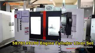 5-87814919-0 5-87813744-1 5878149190 इंजन सिलेंडर लाइनर सेट ISUZU 4HE1 NQR70 के लिए उपयुक्त