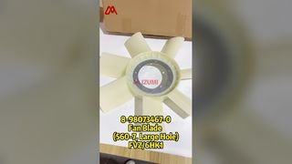 8-98073467-1 कूलिंग फैन 8980734671 ISUZU FVM 6HK1 के लिए उपयुक्त