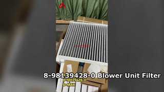 8-98139428-0 ब्लोअर यूनिट फ़िल्टर 8981394280 ISUZU TFR के लिए उपयुक्त
