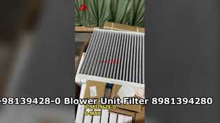 ISUZU TFR के लिए 8-98139428-0 ब्लोअर यूनिट फ़िल्टर 8981394280