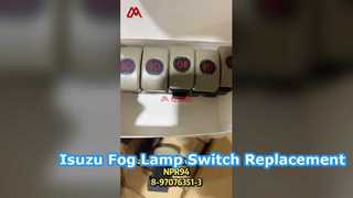 8970763513 8-97076351-3 धुंध दीपक स्विच ISUZU NHR NKR NPR के लिए उपयुक्त