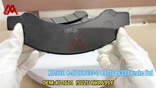 ISUZU के लिए KD1601 8-97168633-0 8971686330 ब्रेक पैड