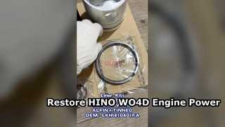 HINO WO4D के लिए IZUMI LKHI410401FA इंजन सिलेंडर लाइनर किट