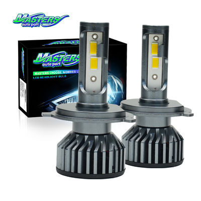 खरीदें Masters F2 75W 7500 लुमेन 3000K पीला 9004 9007 H4 H13 एलईडी हेडलाइट्स बल्ब online manufacture
