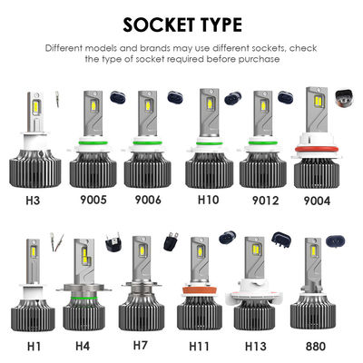 U9-Plus 140W 14000LM 6000K 880/9004/9005/9006/9012/H1/H4/H7/H11/H13 LED Headlight Bulb