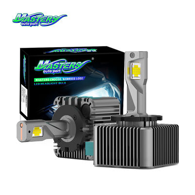 मास्टर्स एसडी3 90W 8000LM 6000K 5575 चिप्स सुपीरियर एविएशन एल्यूमीनियम एलईडी हेडलाइट बल्ब