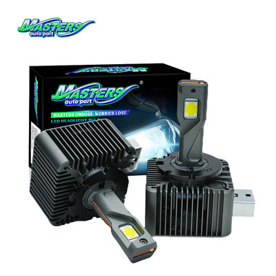 मास्टर्स डी1प्रो 90W 8000LM 6500K 5575 चिप्स सुपीरियर एविएशन एल्यूमीनियम एलईडी हेडलाइट बल्ब